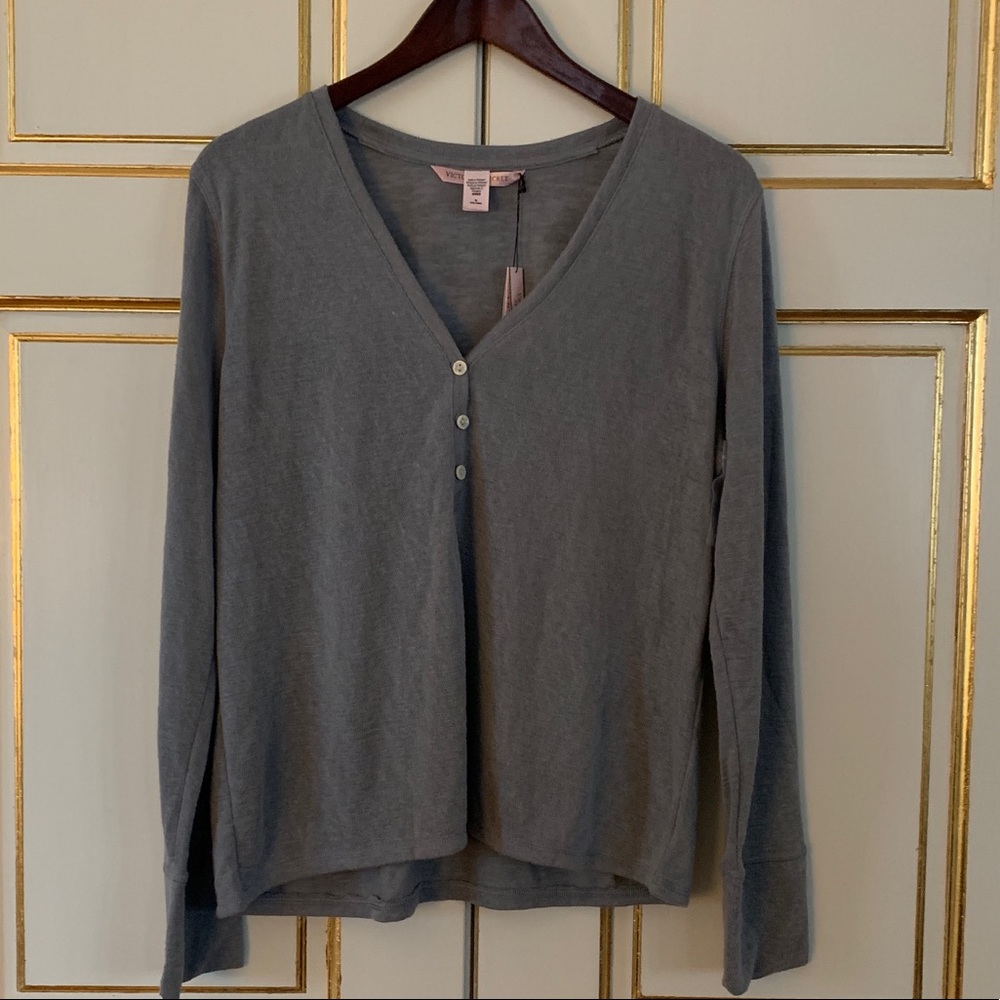 NWT Victoria’s Secret Sleep Top Henley